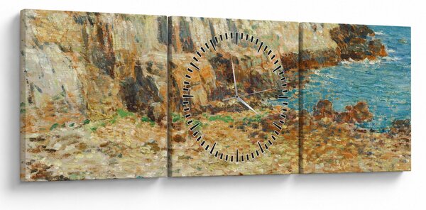 Obraz - Childe Hassam, A North East Headland, reprodukcje (z zegarem) (90x30 cm)