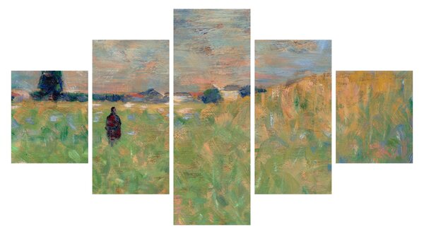 Obraz - Georges Seurat, A Summer Landscape, reprodukcje (125x70 cm)