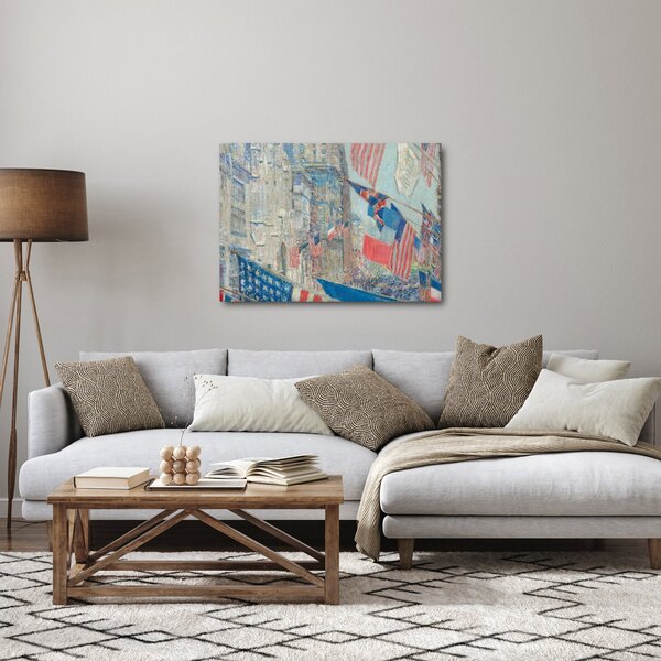 Obraz - Childe Hassam, Allies day, reprodukcje (70x50 cm)