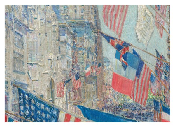 Obraz - Childe Hassam, Allies day, reprodukcje (70x50 cm)