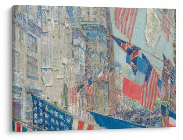 Obraz - Childe Hassam, Allies day, reprodukcje (70x50 cm)