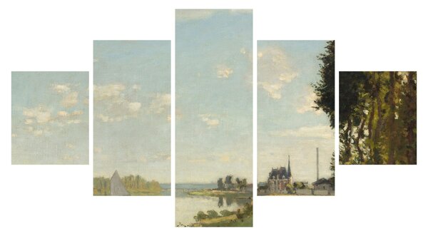 Obraz - Claude Monet, Argenteuil, reprodukcje (125x70 cm)
