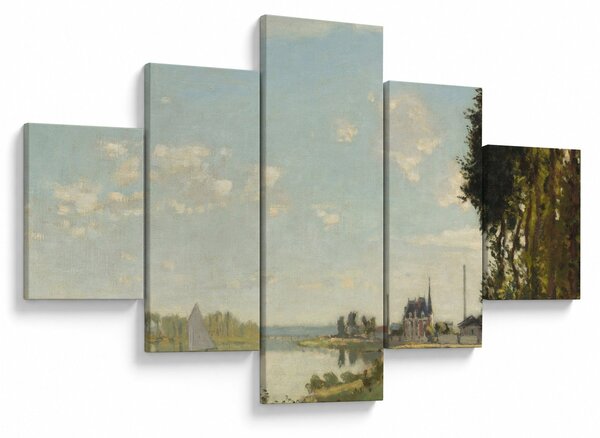 Obraz - Claude Monet, Argenteuil, reprodukcje (125x70 cm)