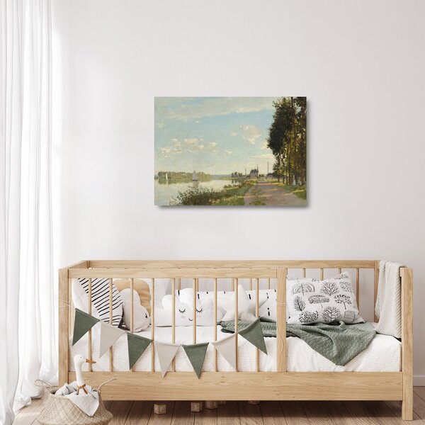 Obraz na szkle - Claude Monet, Argenteuil, reprodukcje (70x50 cm)