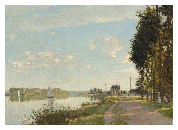Obraz na szkle - Claude Monet, Argenteuil, reprodukcje (70x50 cm)