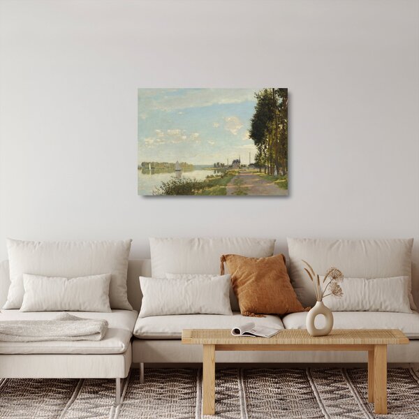 Obraz na szkle - Claude Monet, Argenteuil, reprodukcje (70x50 cm)