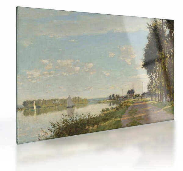 Obraz na szkle - Claude Monet, Argenteuil, reprodukcje (70x50 cm)