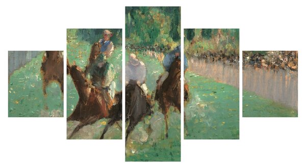 Obraz - Edouard Manet, At the Races, reprodukcje (125x70 cm)