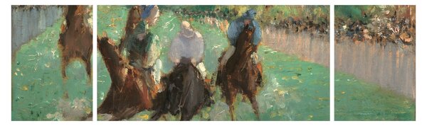 Obraz - Edouard Manet, At the Races, reprodukcje (170x50 cm)