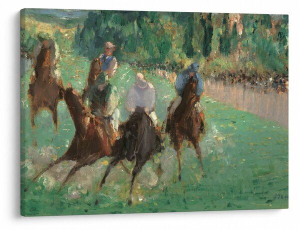 Obraz - Edouard Manet, At the Races, reprodukcje (70x50 cm)