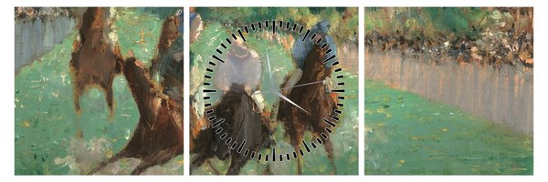 Obraz - Edouard Manet, At the Races, reprodukcje (z zegarem) (90x30 cm)