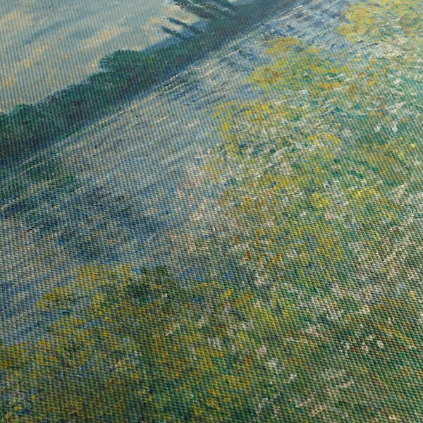 Obraz - Claude Monet, Banks of the Seine, reprodukcje (170x50 cm)