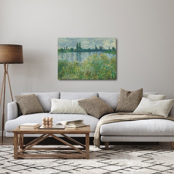 Obraz - Claude Monet, Banks of the Seine, reprodukcje (70x50 cm)