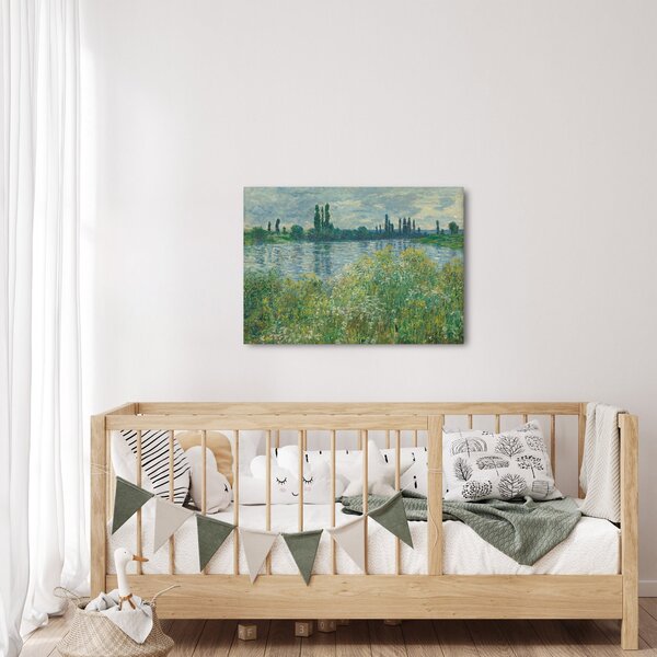Obraz - Claude Monet, Banks of the Seine, reprodukcje (70x50 cm)
