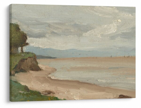 Obraz - Jean-Baptiste-Camille Corot, Beach Near Etretat, reprodukcje (70x50 cm)