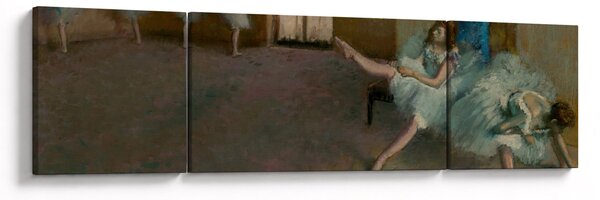Obraz - Edgar Degas, Before the Ballet, reprodukcje (170x50 cm)