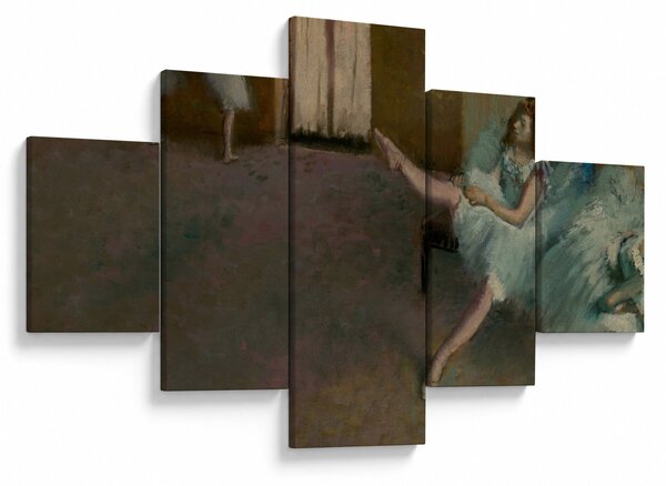 Obraz - Edgar Degas, Before the Ballet, reprodukcje (125x70 cm)