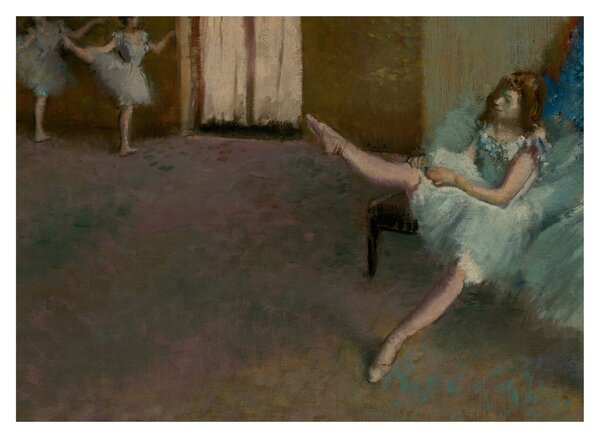 Obraz - Edgar Degas, Before the Ballet, reprodukcje (70x50 cm)