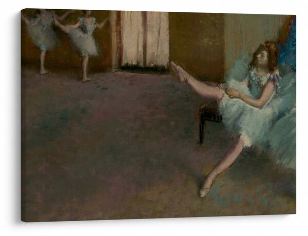 Obraz - Edgar Degas, Before the Ballet, reprodukcje (70x50 cm)