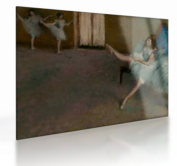 Obraz na szkle - Edgar Degas, Before the Ballet, reprodukcje (70x50 cm)