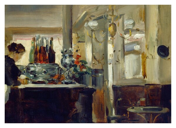 Obraz - Style of Edouard Manet, Bon Bock Cafe, reprodukcje (70x50 cm)