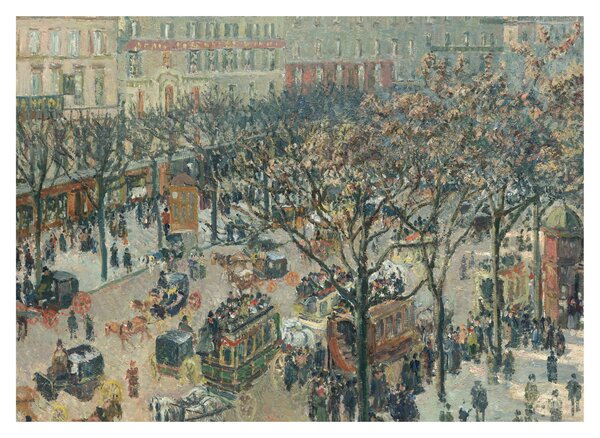 Obraz - Camille Pissarro, Boulevard des Italiens, Morning, Sunlight, reprodukcje (70x50 cm)
