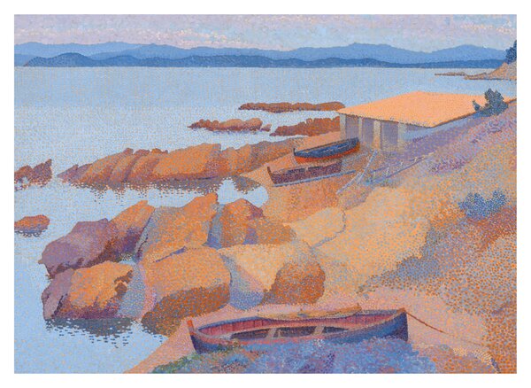 Obraz - Henri Edmond Cross, Calanque des Antibois, reprodukcje (70x50 cm)