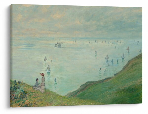 Obraz - Henri Fantin-Latour, Cliffs at Pourville, reprodukcje (70x50 cm)