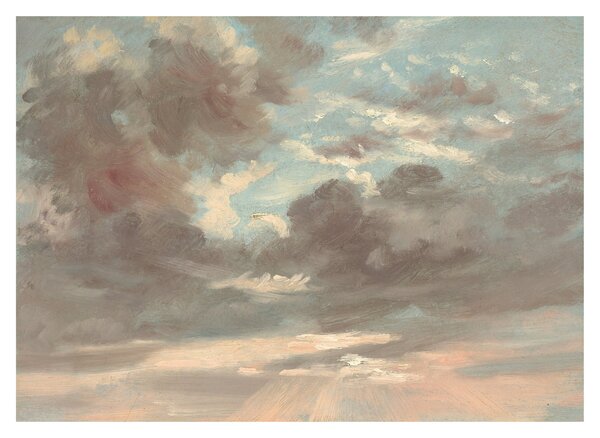 Obraz na szkle - John Constable, Cloud Study Stormy Sunset, reprodukcje (70x50 cm)