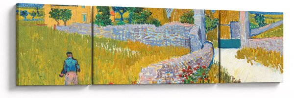 Obraz - Vincent van Gogh, Farmhouse in Provence, reprodukcje (170x50 cm)