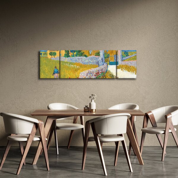 Obraz - Vincent van Gogh, Farmhouse in Provence, reprodukcje (170x50 cm)