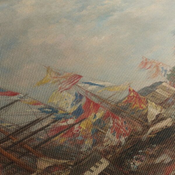 Obraz - Eugène Boudin, Festival in the Harbor of Honfleur, reprodukcje (125x70 cm)