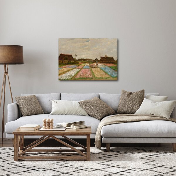Obraz - Vincent van Gogh, Flower Beds in Holland, reprodukcje (70x50 cm)