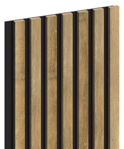 Mexen Lam-B lamele ścienne 275 x 31,5 cm, płyta HDF 4 mm, Dąb Miodowy - S100-275317-2812-066
