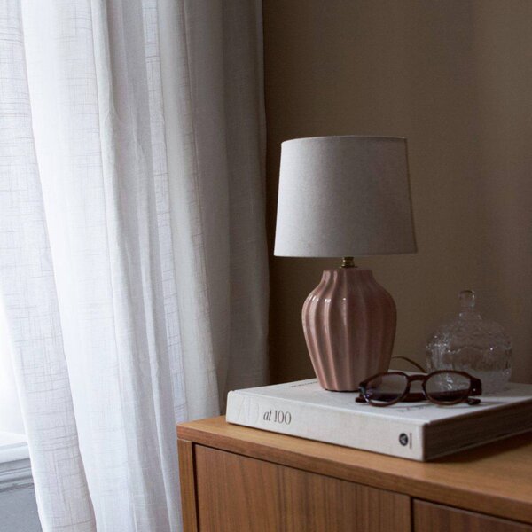 PR Home Lampa stołowa Lyon, fioletowy / różowy / bladoróżowy, przedpokój, ceramika, skandynawski