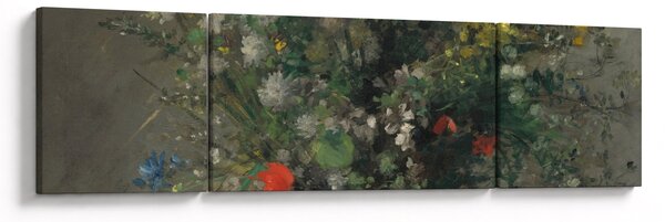 Obraz - Auguste Renoir, Flowers in a Vase, reprodukcje (170x50 cm)