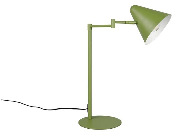Zielona lampa stołowa z elastyczną konstrukcją (wysokość 50,5 cm) Cosima – Trio