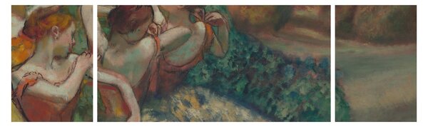 Obraz - Edgar Degas, Four Dancers, reprodukcje (170x50 cm)