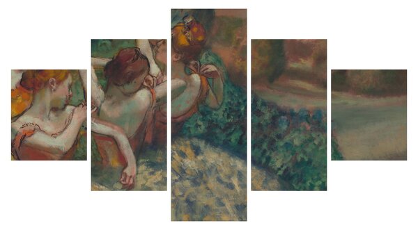 Obraz - Edgar Degas, Four Dancers, reprodukcje (125x70 cm)