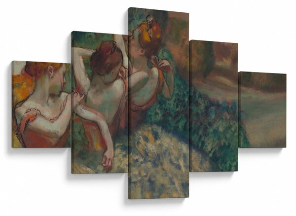 Obraz - Edgar Degas, Four Dancers, reprodukcje (125x70 cm)