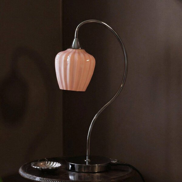 PR Home Lampa stołowa Amalfi, chromowy / srebrny, przedpokój, metal, skandynawski