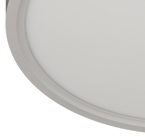 Lampa sufitowa Pravin Lindby, biały / opal, salon / jadalnia, tworzywo sztuczne, nowoczesny