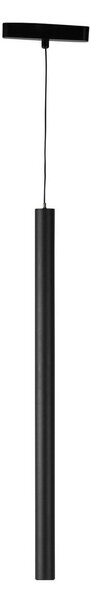 System szynowy Lumaro, reflektory spot, lampy wiszące, 7-punktowa, czarna, 48 Lumaro 48V Lindby, możliwość ściemniania, czarny, salon / jadalnia, aluminium, nowoczesny