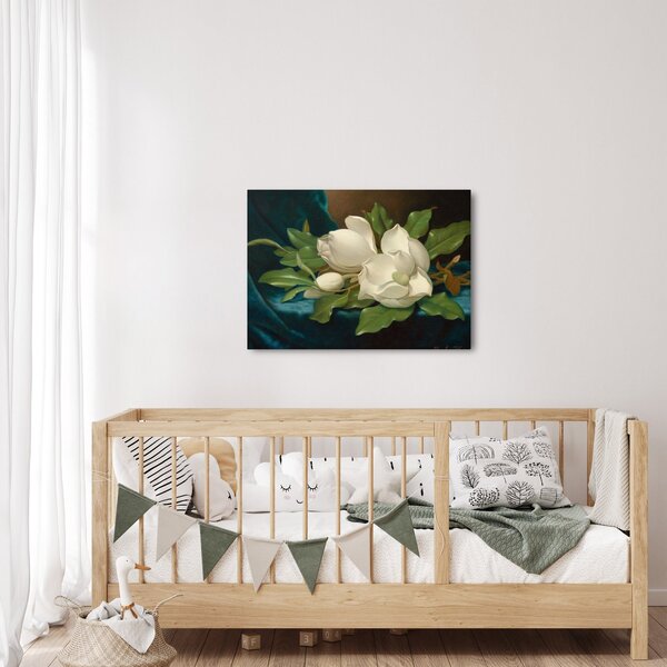 Obraz - Martin Johnson Heade, Giant Magnolias on a Blue Velvet Cloth, reprodukcje (70x50 cm)