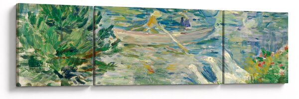 Obraz - Berthe Morisot, Girl in a Boat with Geese, reprodukcje (170x50 cm)