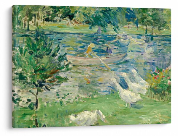 Obraz - Berthe Morisot, Girl in a Boat with Geese, reprodukcje (70x50 cm)