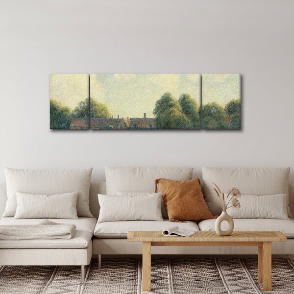 Obraz - Camille Pissarro, Hampton Court Green, reprodukcje (170x50 cm)