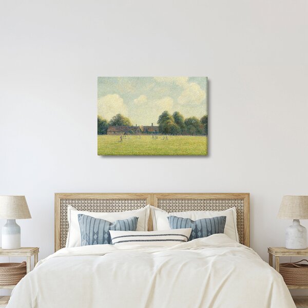 Obraz - Camille Pissarro, Hampton Court Green, reprodukcje (70x50 cm)