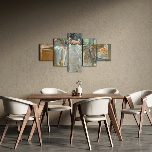 Obraz - Berthe Morisoti, In the Dining Room, reprodukcje (125x70 cm)