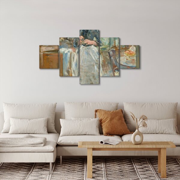 Obraz - Berthe Morisoti, In the Dining Room, reprodukcje (125x70 cm)